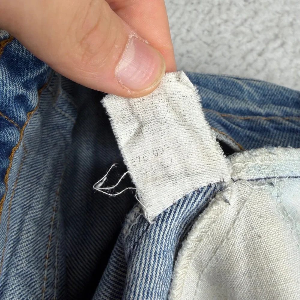 Vintage Levis 517 Orange Tab Jeans Mens 34x32 (32x33) Bootcut Made in USA